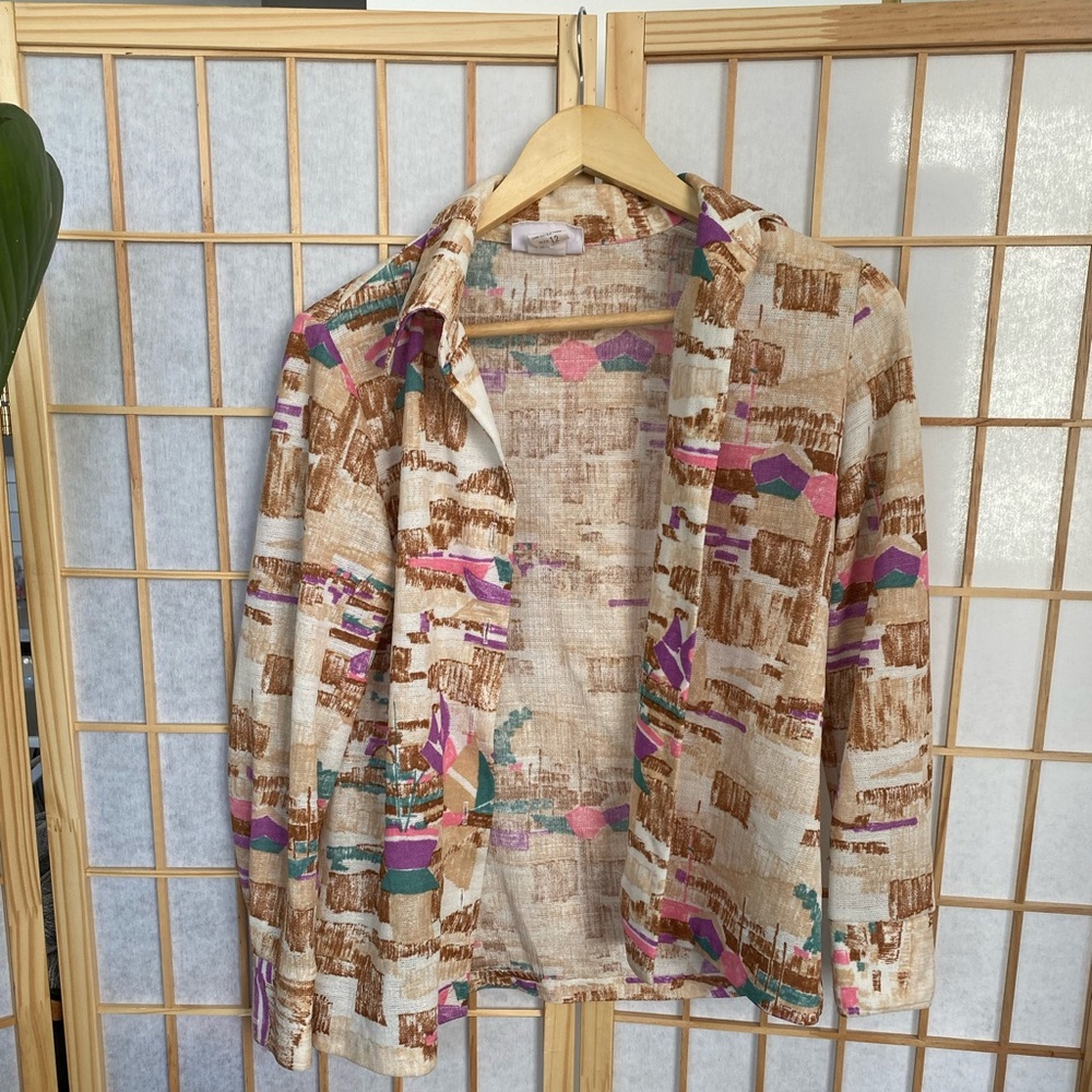 Vintage Jantzen Colored Button Down Long Sleeve Shirt